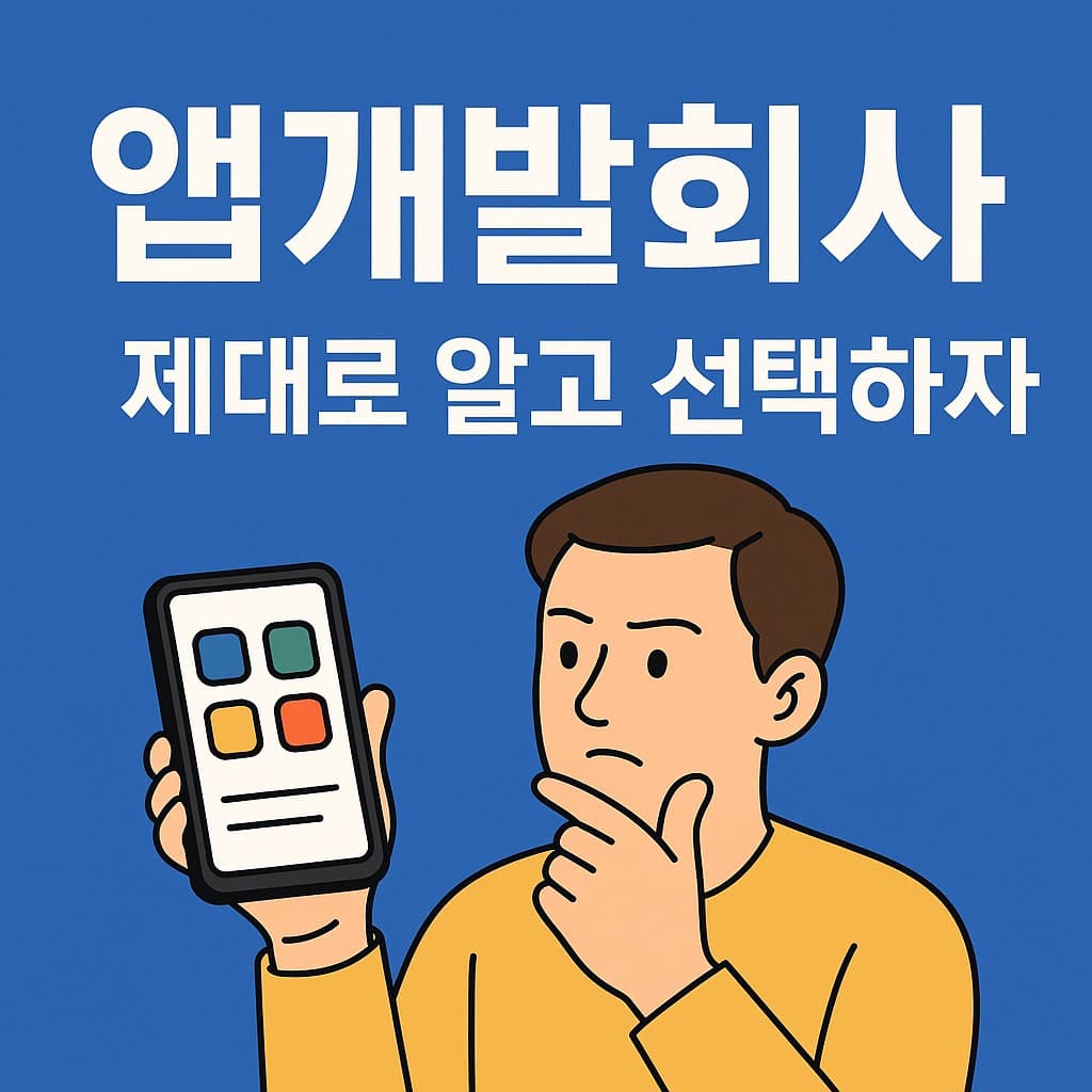 앱개발회사| 제대로 선택하는 법