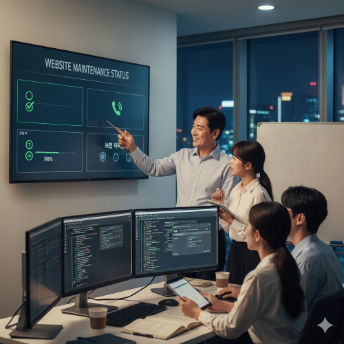 홈페이지 개발 유지보수