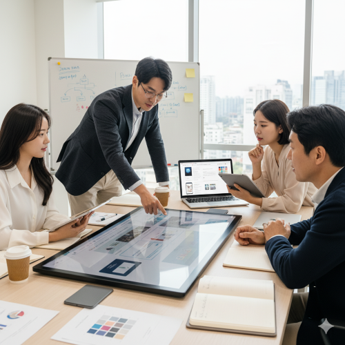 홈페이지 개발사 소통